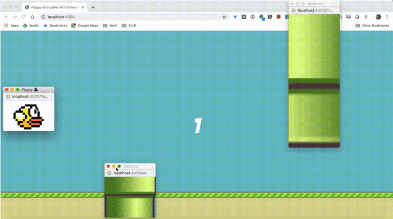 Make Flappy Bird Game Using Human Body Detection Extension in